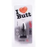 I Love Butt Plug Slim S I Love Butt 8.5 x 3 cm Noir